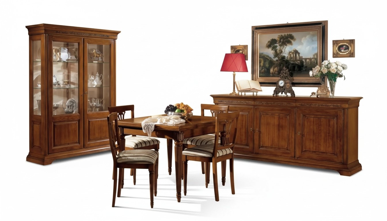 Esstisch Tisch Möbel 4x Stühle Set 7tlg. Design Esszimmer Garnitur Neu