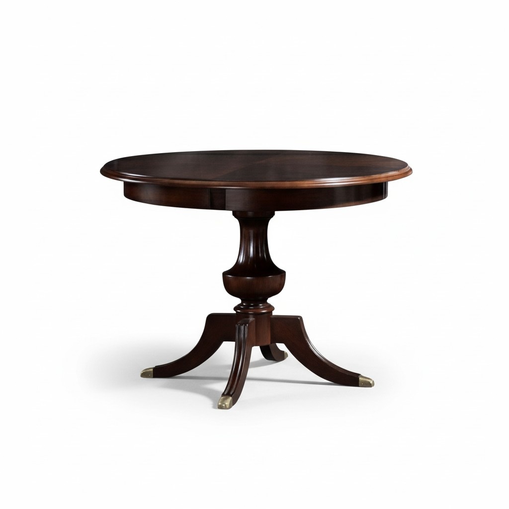 Esstisch Tisch Tische Echtholz Holztisch Klassischer Barock Rundtisch Esszimmer