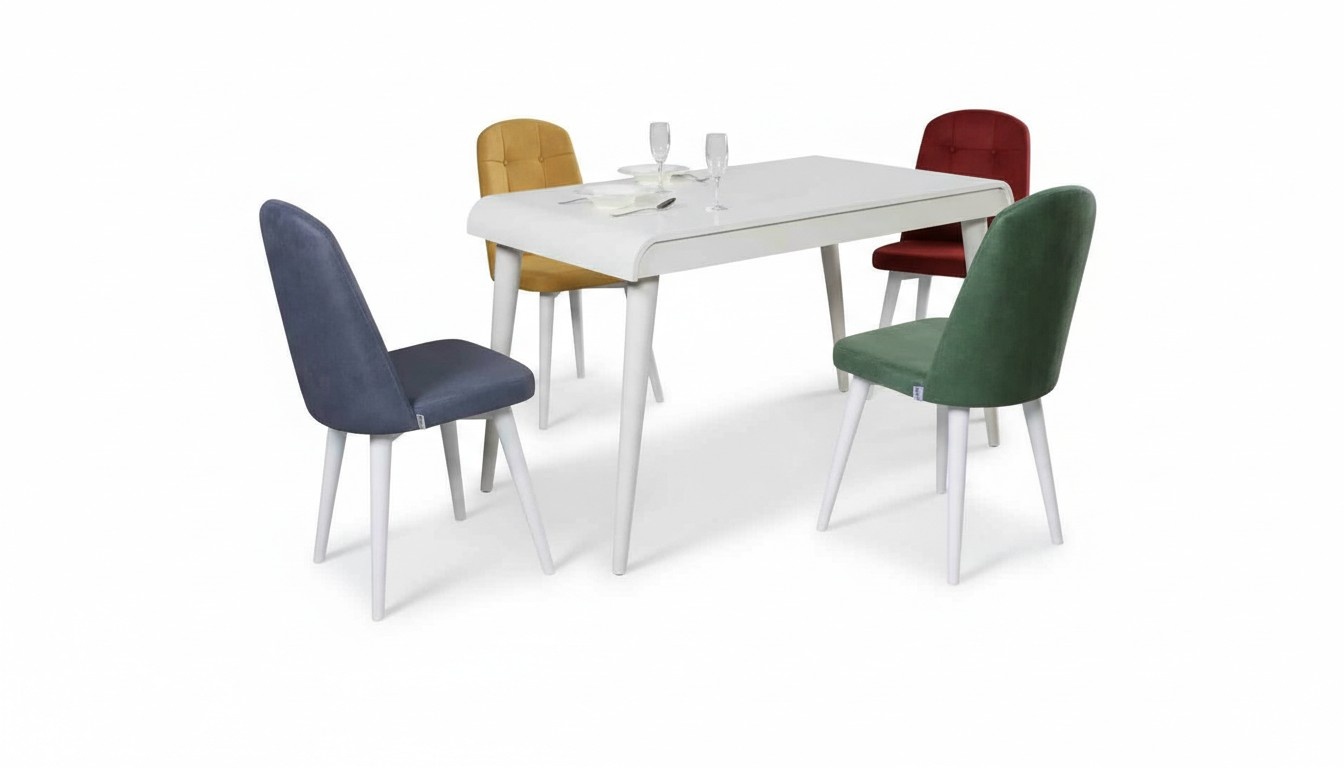 Esszimmer Essgruppe Möbel Set Sitz Esstisch Polster Garnitur 5tlg.