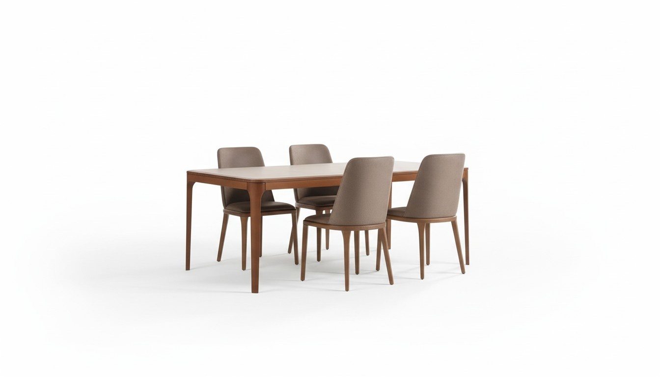 Esszimmer Gruppe Essgruppe Essecke Esstisch Stühle 7tlg Holz Braun