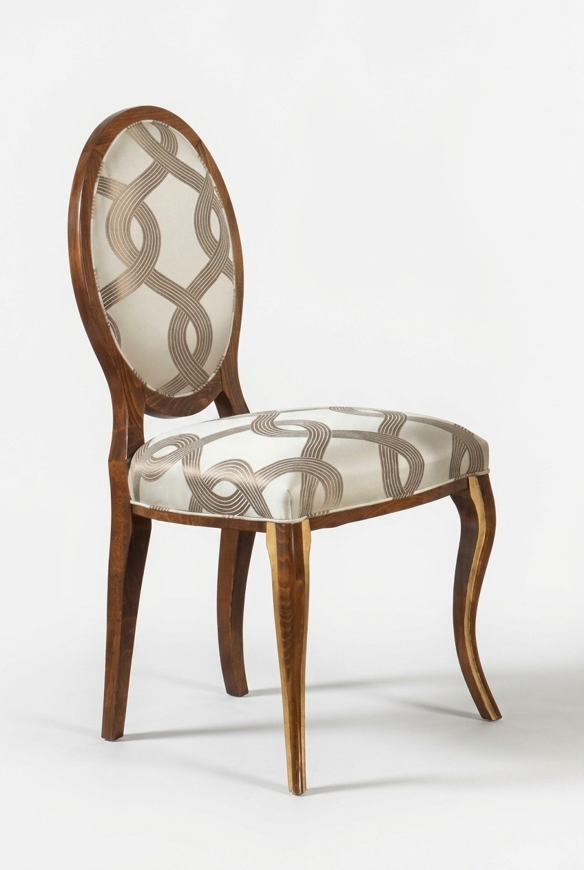 Esszimmer Holz Möbel Stühle Luxus Design Polster Stuhl Lehn Sitz Büro Möbel
