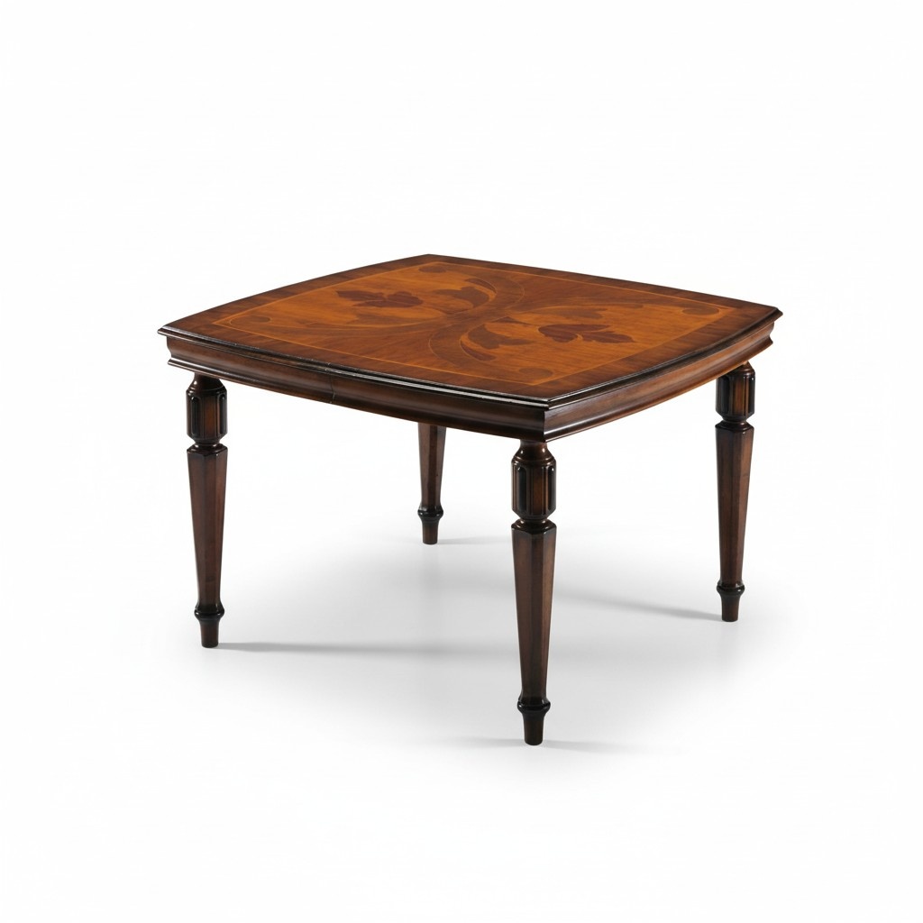 Esszimmer Möbel Klassisch Quadrat Esstisch Tisch Design Tische Luxus Möbel