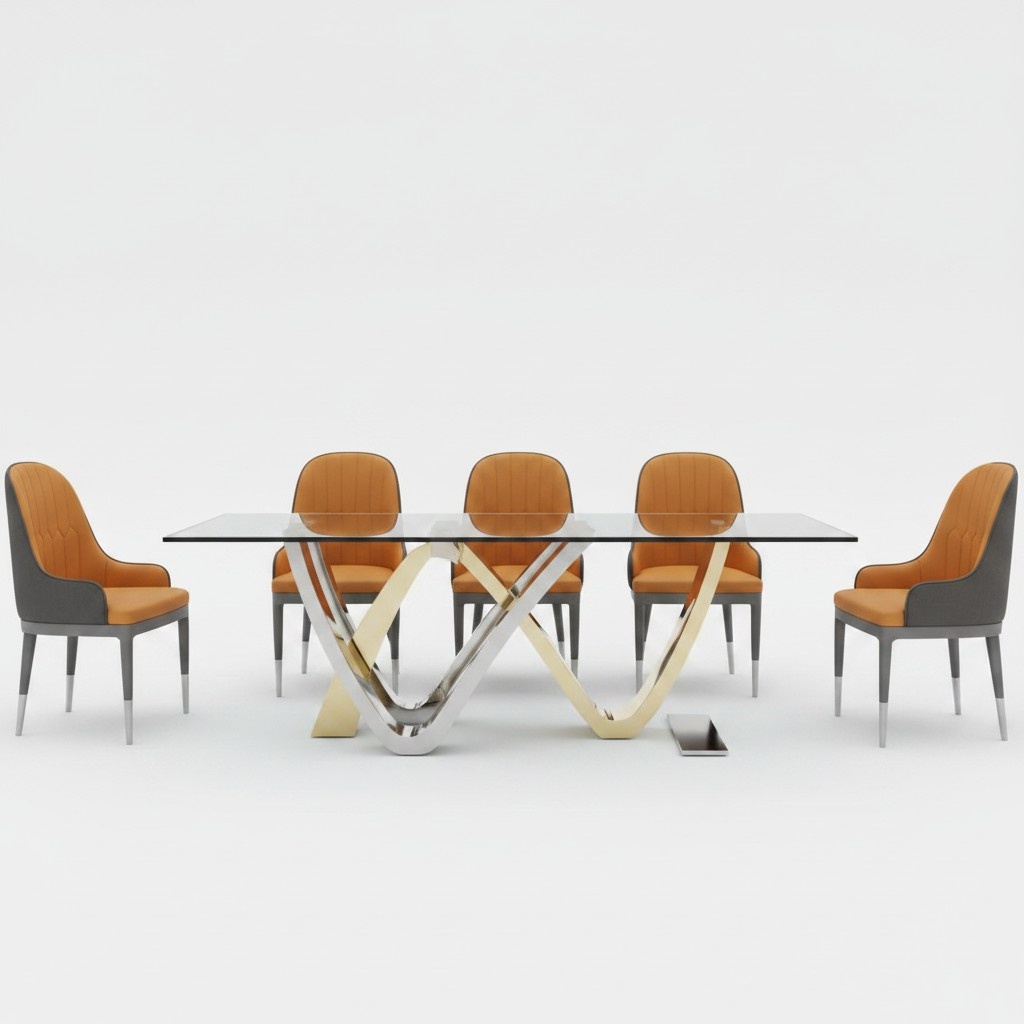 Esszimmer Säulen Tische Italienische Möbel Restaurant Esstisch Tisch Luxus Neu