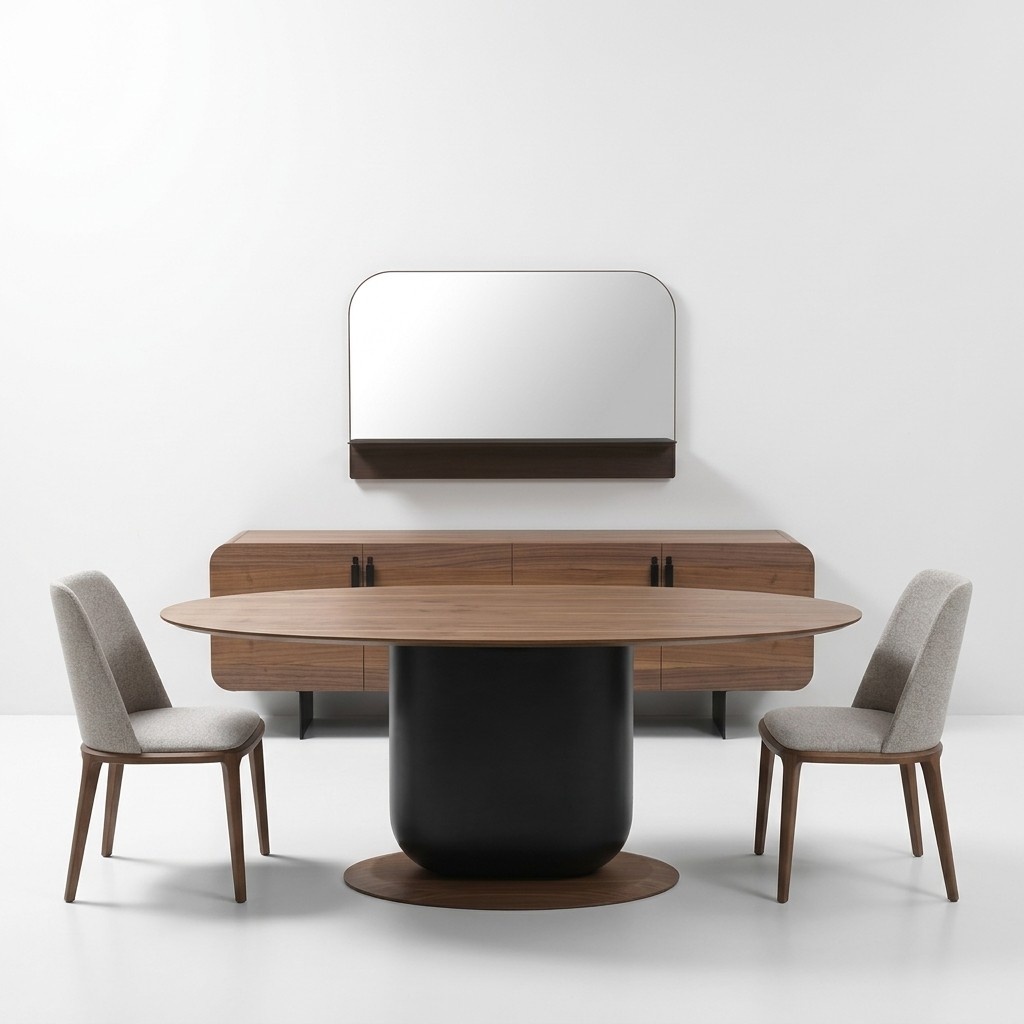 Esszimmer Set 6tlg Esstisch Stühle Ess Gruppe Sideboard Anrichte Möbel