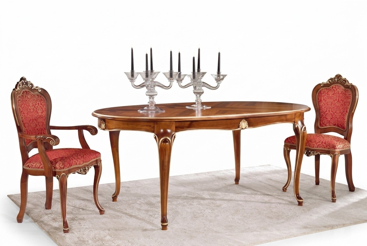 Esszimmer Set Essgruppe Klassischer Echt Holz 3tlg Set Stuhl Garnitur 2x Stühle