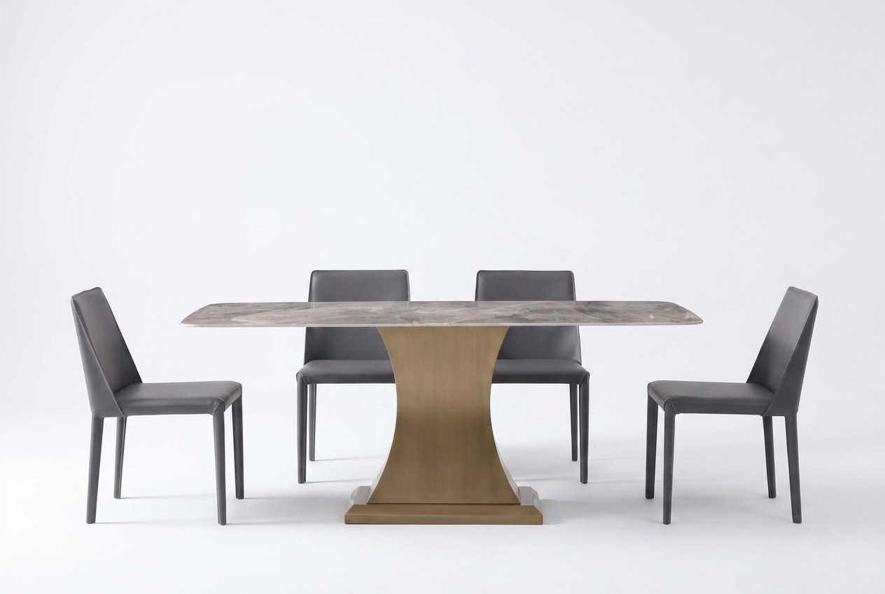 Esszimmer Set Esstisch + 4 Stühle Esszimmer Stuhl Set Garnitur 5tlg.