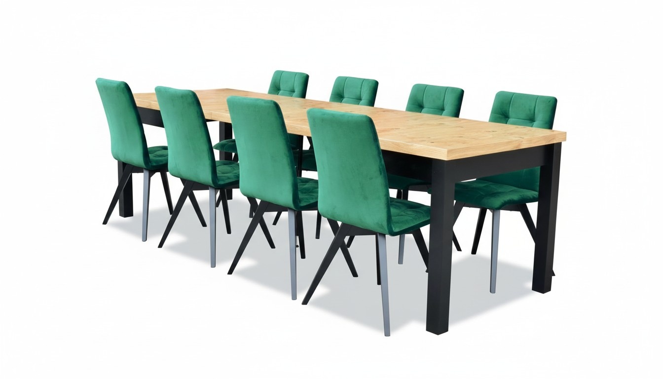 Esszimmer Set Luxus Tisch 6x Stühle Esstisch Lehnstühle Garnitur 7tlg.Gruppe Neu