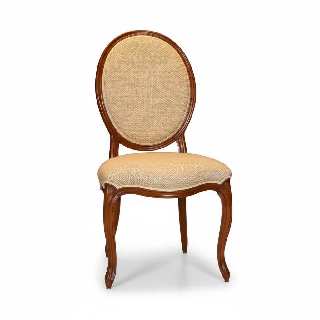 Esszimmer Stuhl braun Luxus klassischer Holzstuhl Stühle Italienische Möbel Neu