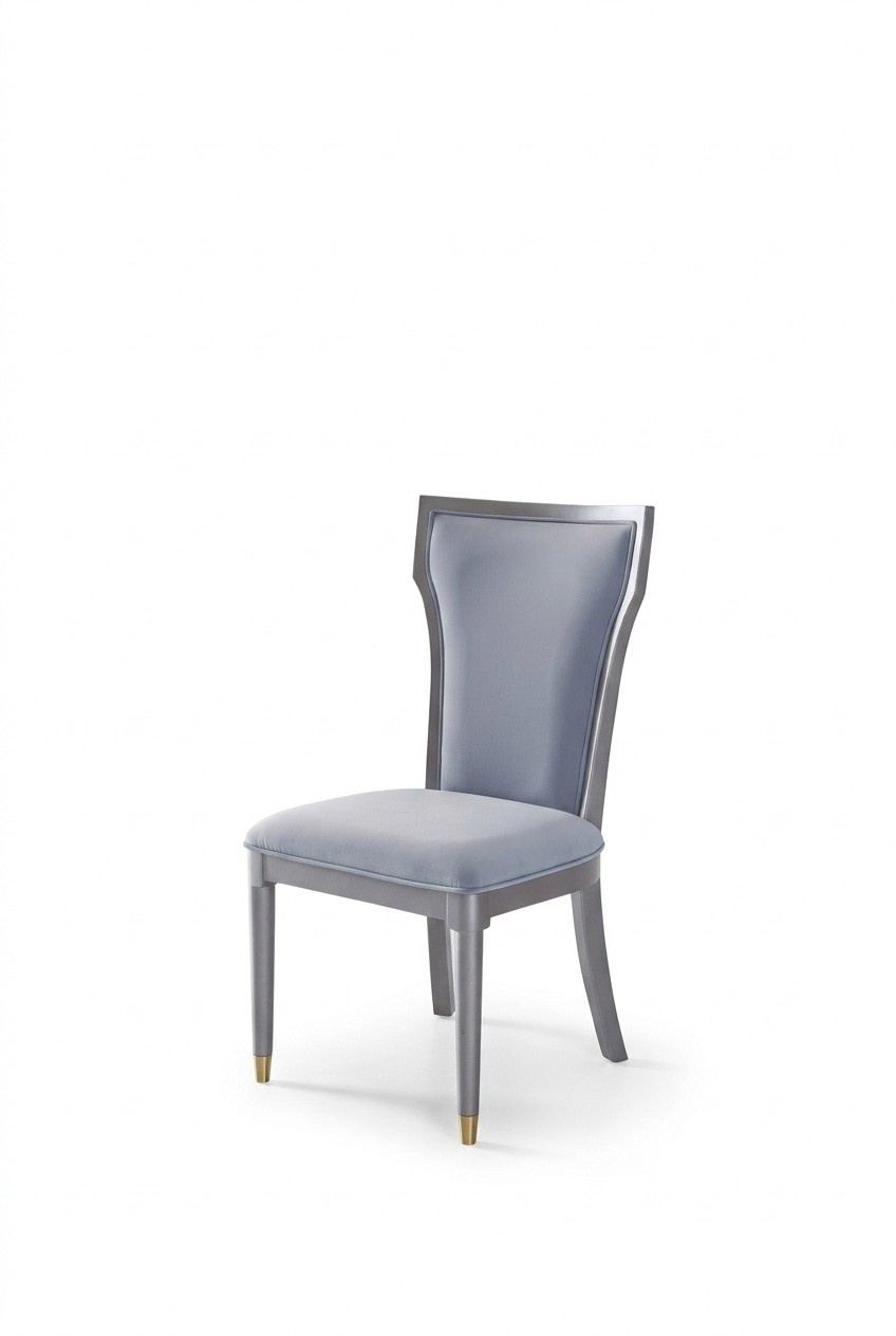 Esszimmer Stuhl Holz Sitz Polster Italienische Einrichtung Lehnstuhl Stühle Neu