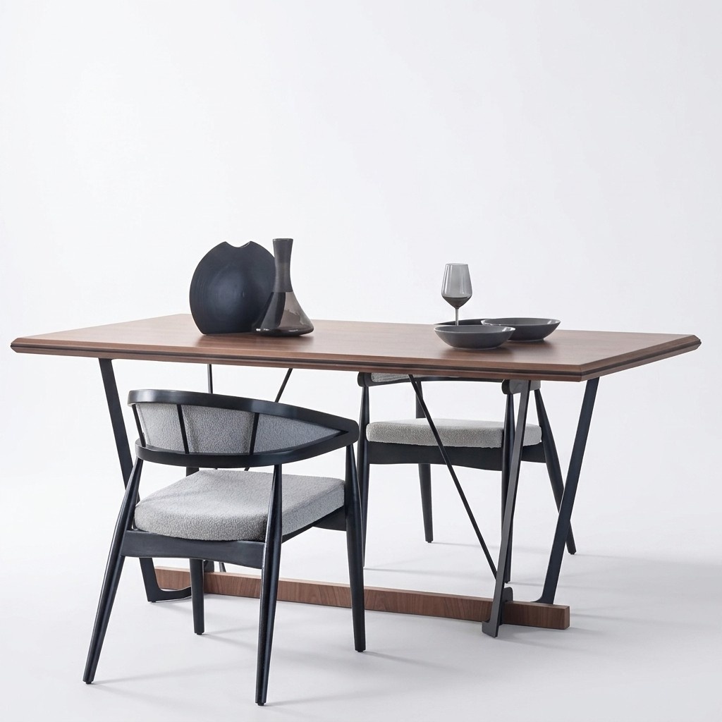 Esszimmertisch Holztisch Esstisch Tisch Esszimmer Braun Holz 180 cm