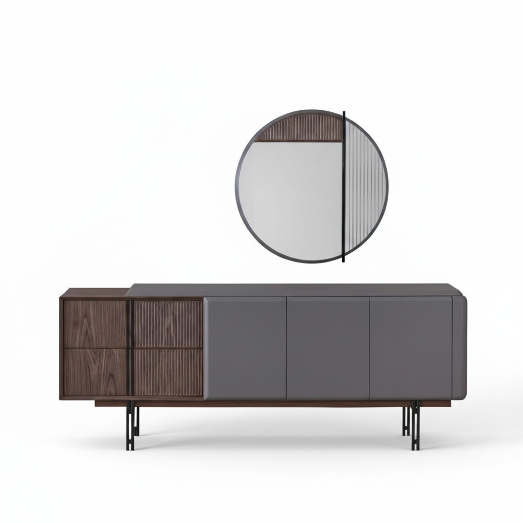 Exclusive Esszimmer Set Besteht aus 2tlg. Anrichte und Spiegel Neuheit