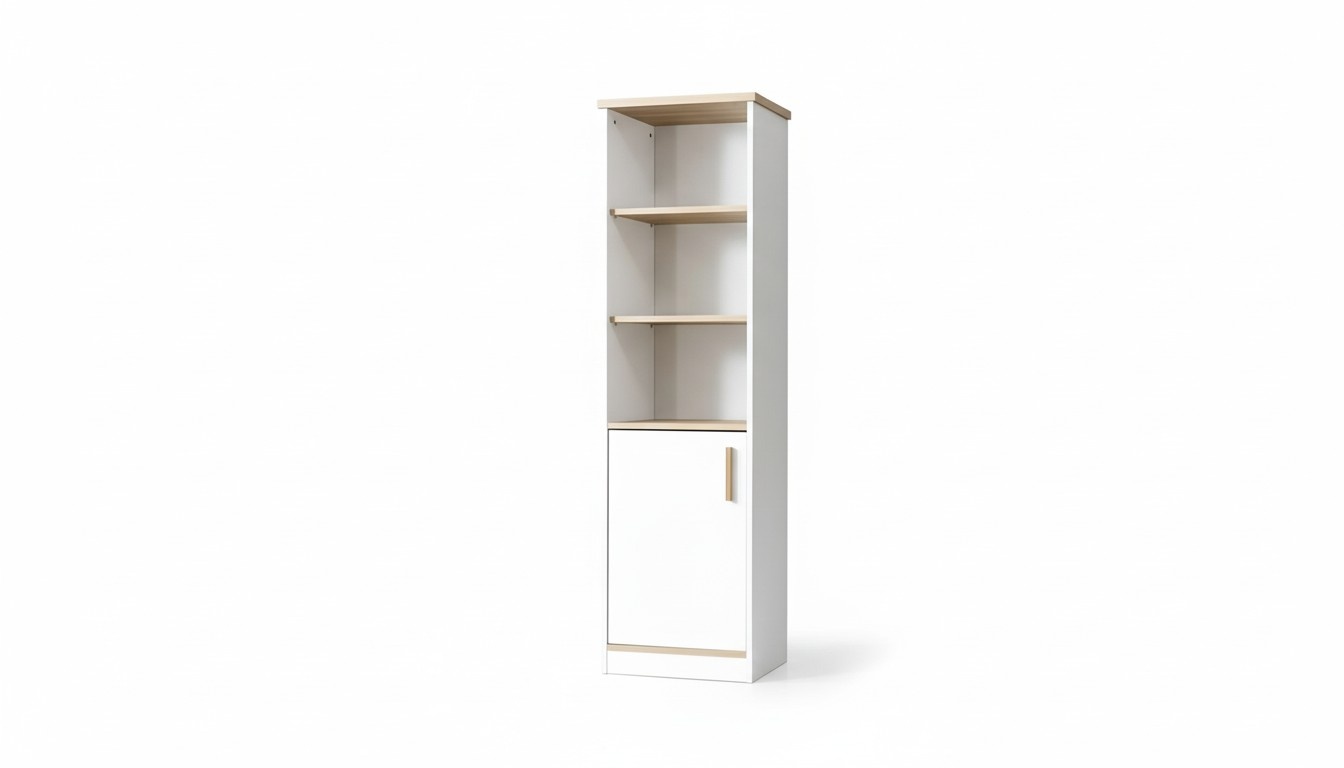 Exklusiver Weißer Bücherschrank Designer Bücherregal Kinderzimmer Möbel