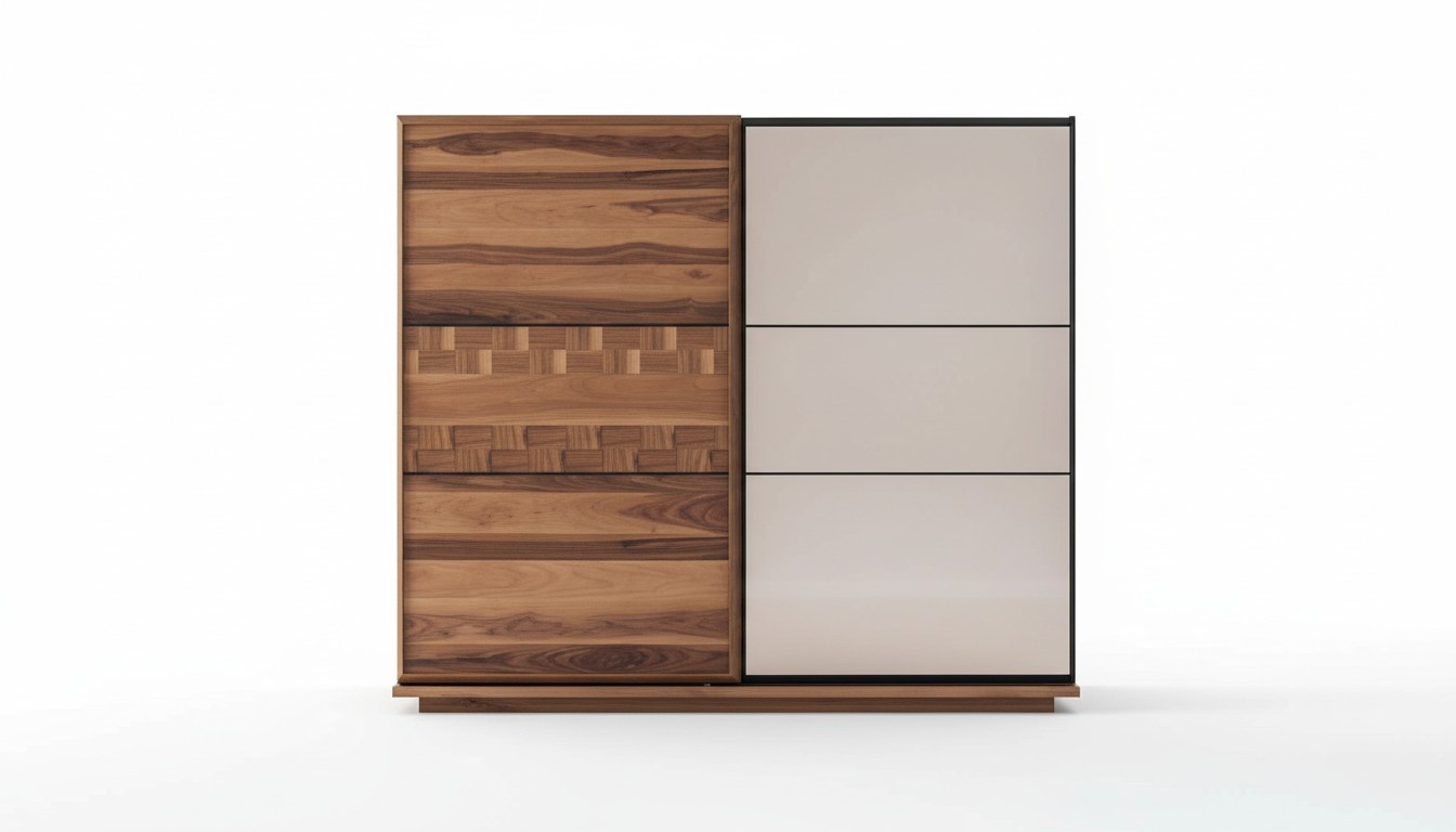 Exquisite Schlafzimmer Garnitur Edles Doppelbett 2x Holz Nachttische