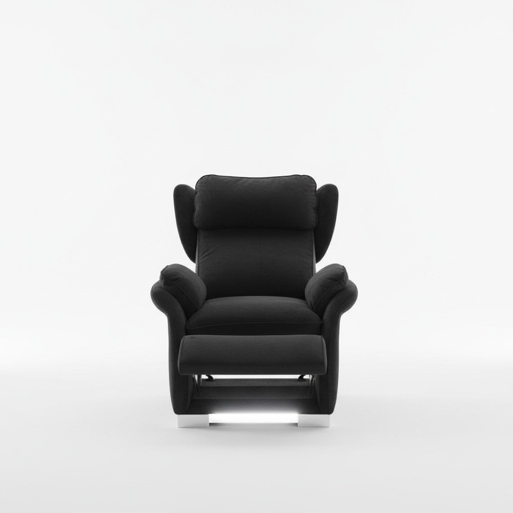 Fernseh Sessel multifunktionaler Relax im italienischen Stil Moderne Polster Neu