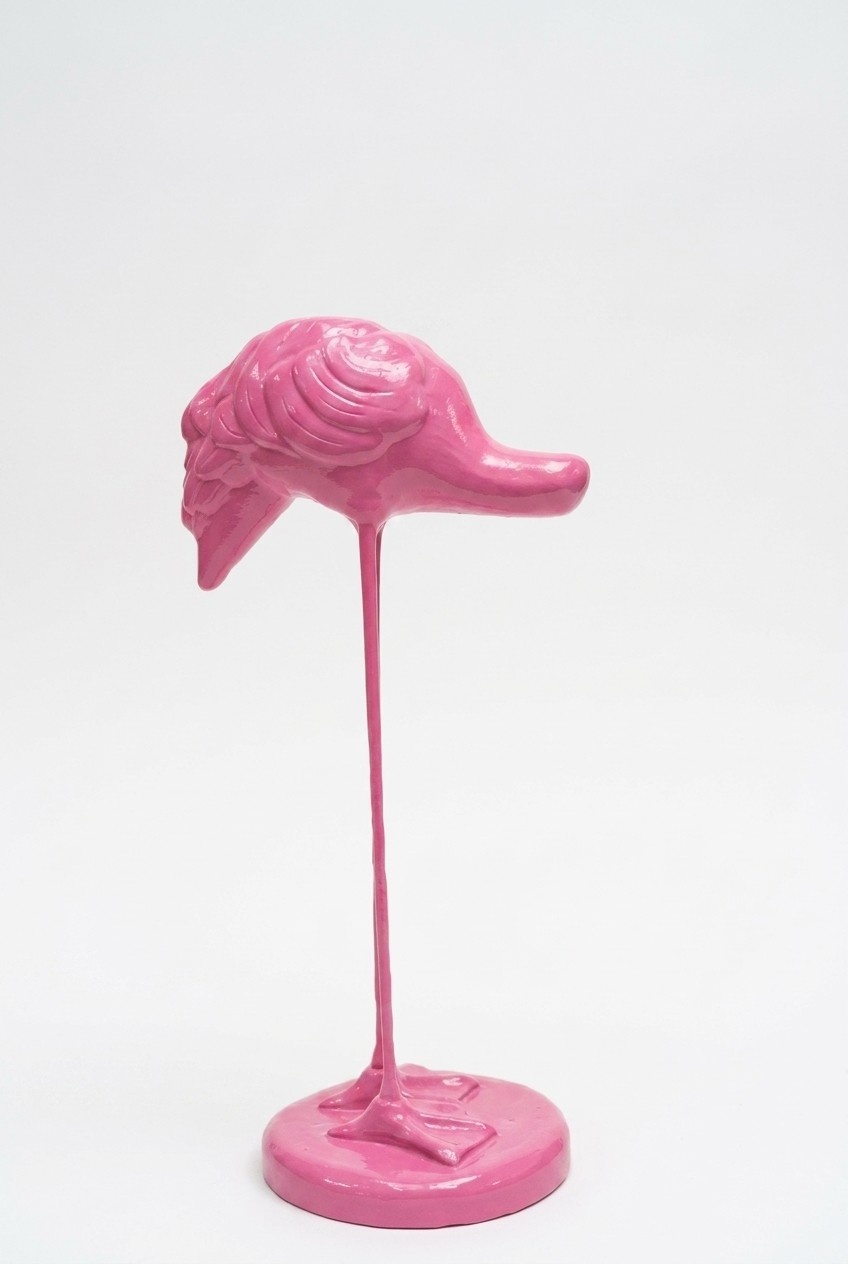 Flamingo Figur Statue Skulptur Figuren Skulpturen Dekoration Deko Statue