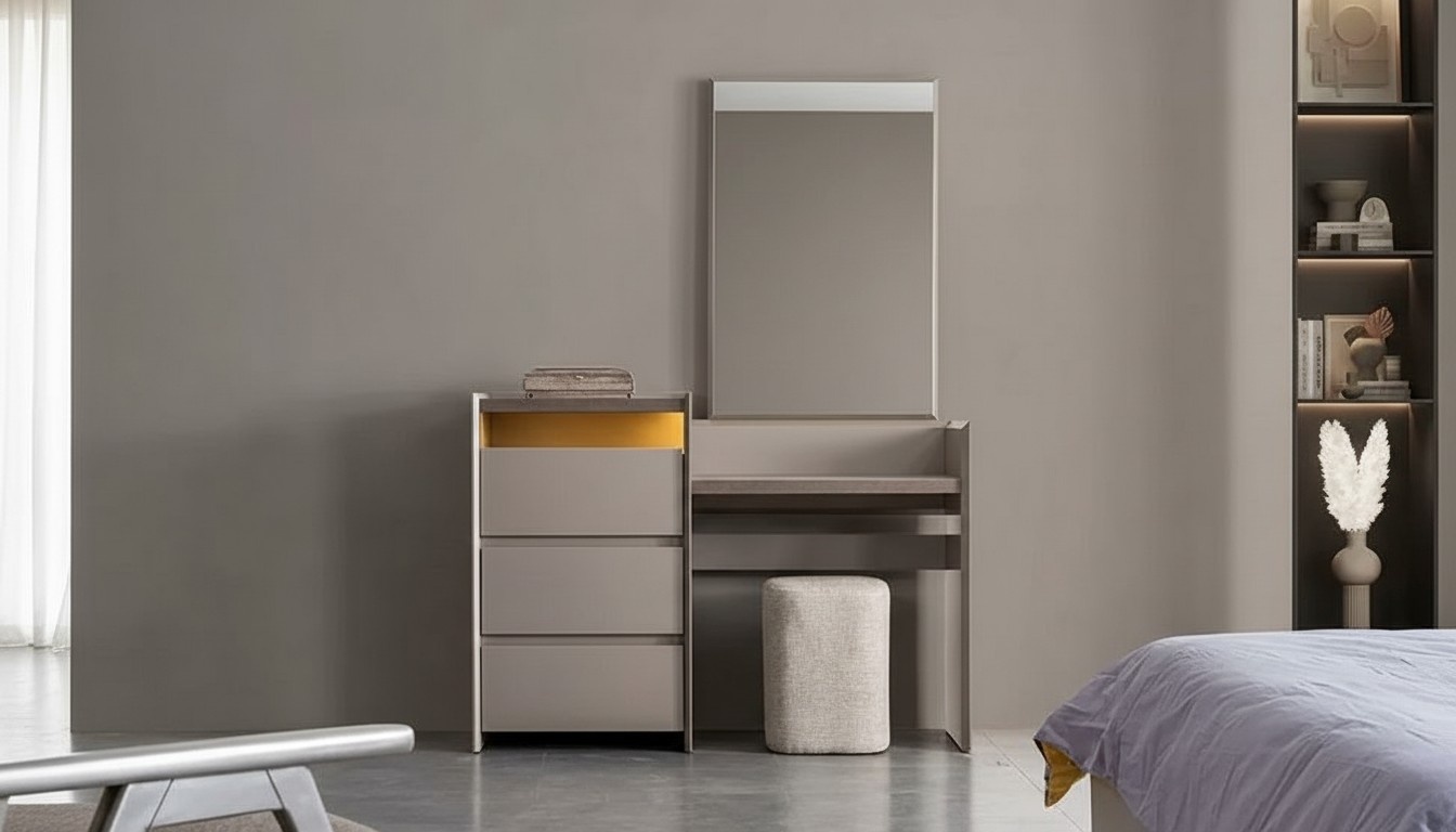Frisiertisch Toilettentisch Kosmetiktisch Beauty Tisch Vanity Schminktisch