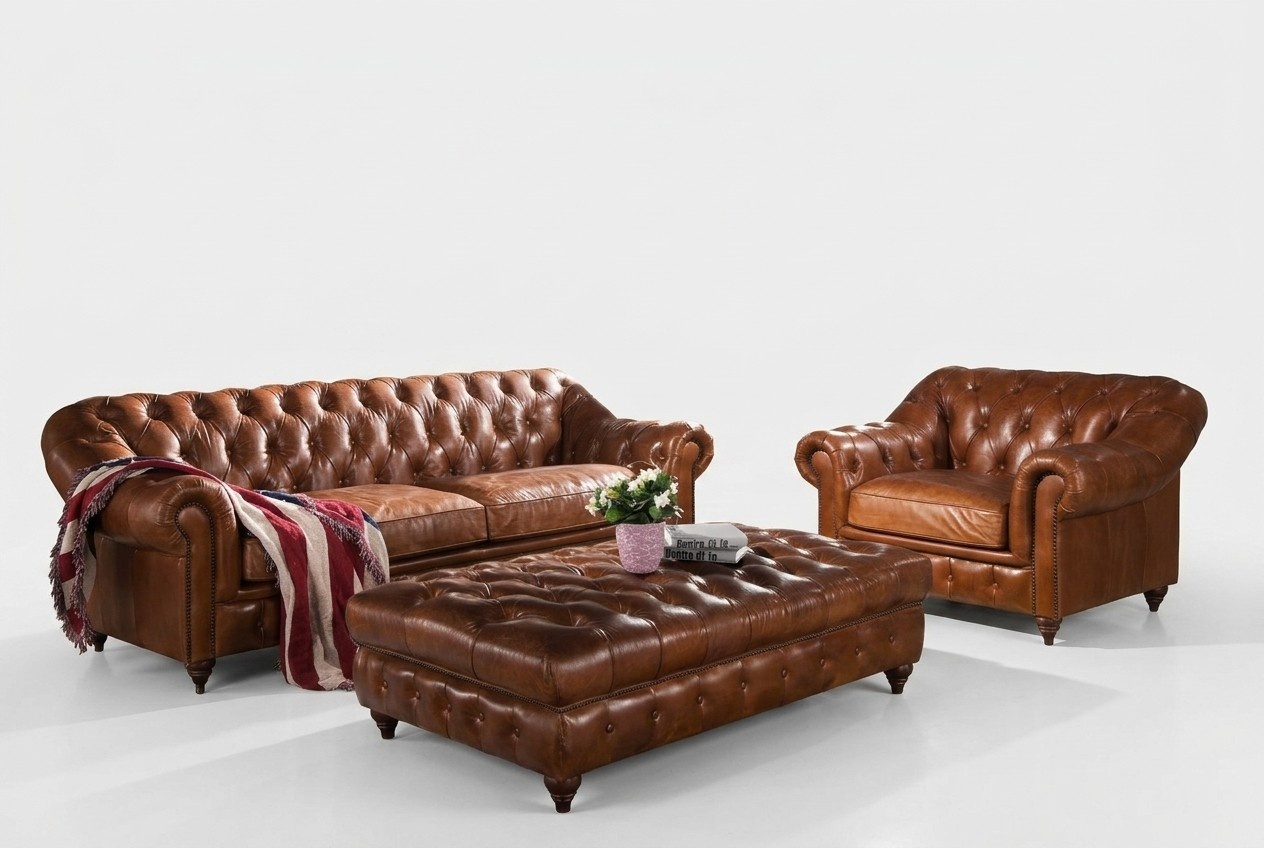 Fußhocker Ottomane Sitzhocker Sitzpouf Wohnzimmer Designer Hocker Polster Bank