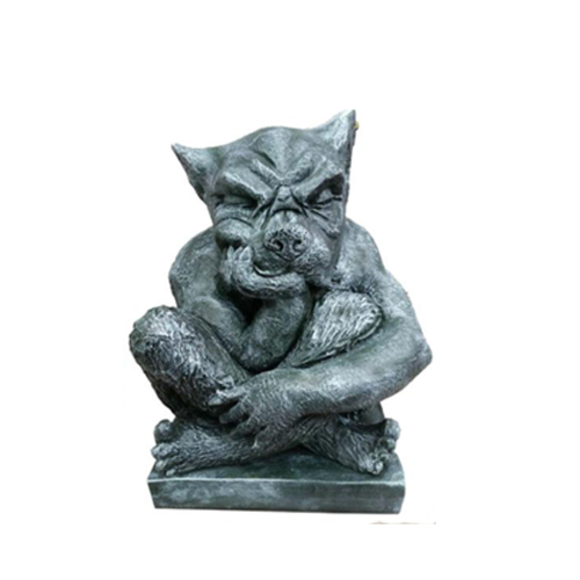 Deko Figur Statue Skulptur 47 cm FIguren Statuen Skulpturen Drachen