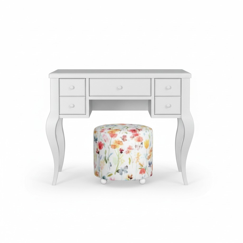 Garnitur Schminktisch Hocker Kinderzimmer Möbel Kinderzimmer Modern