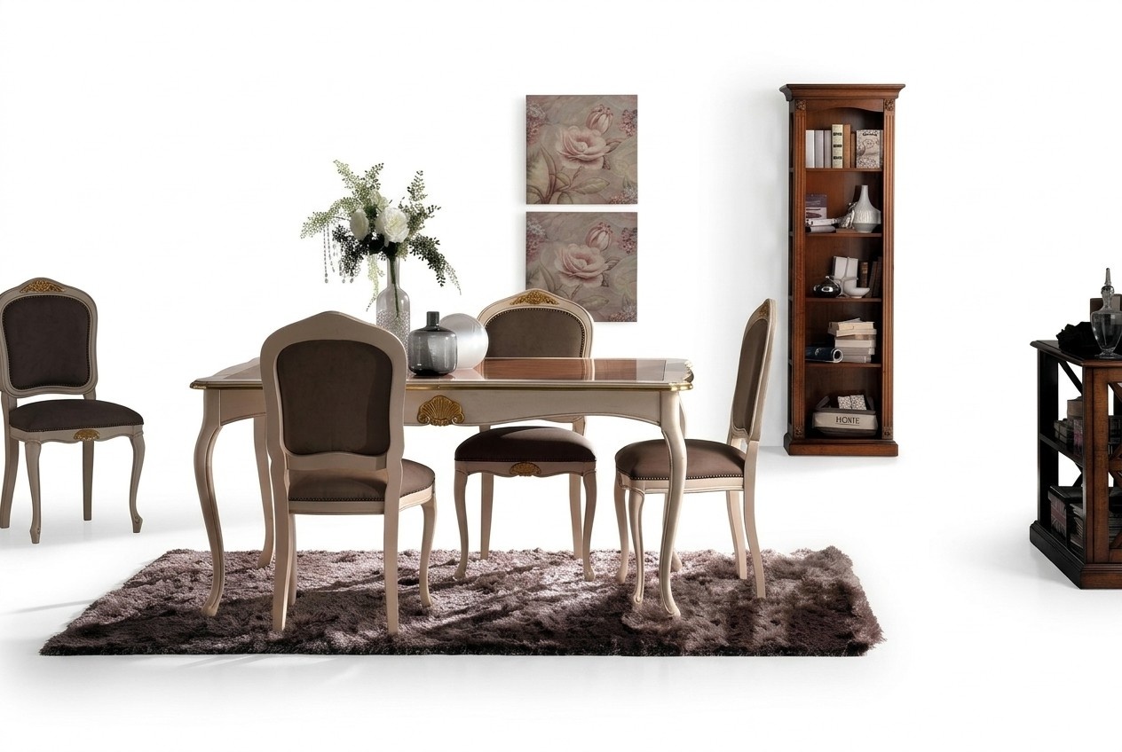 Garnitur Tisch Essgruppe 5tlg. Tische Essgarnitur Esstisch 4 x Stuhl Set Gruppe