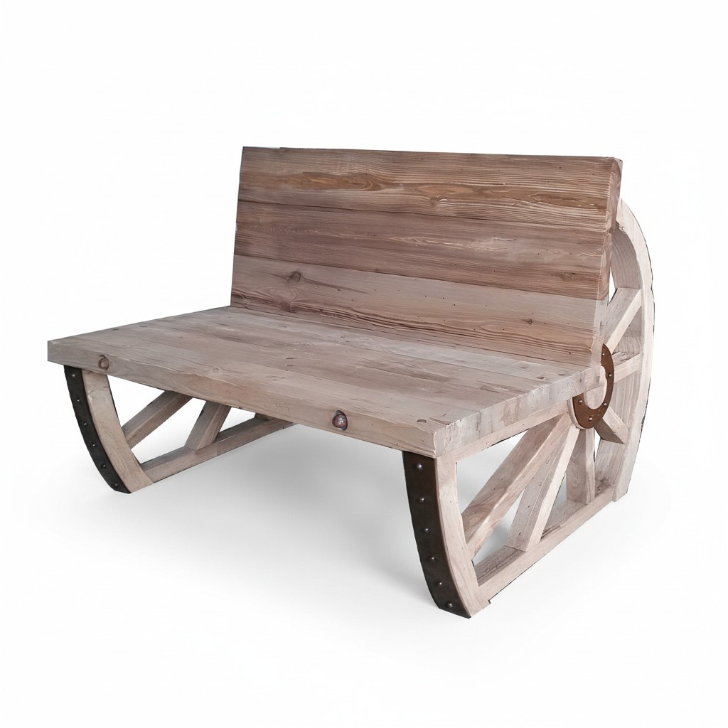 Gartenbank Holz Parkbank Massiv Sitzbank Garten Gartenmöbel 2-Sitzer Bänke Neu