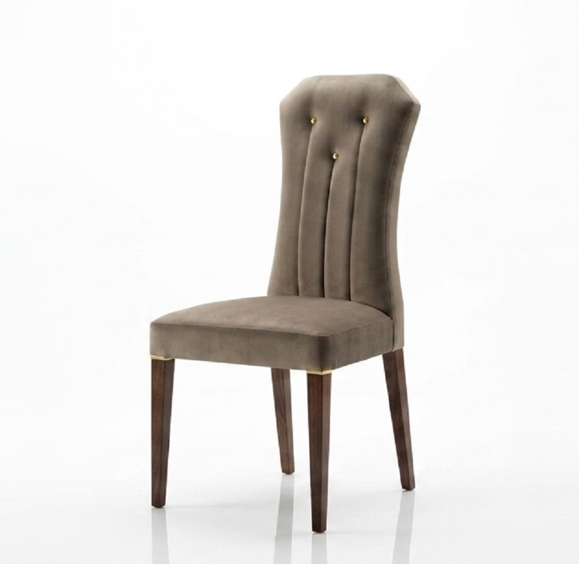 Sessel Stuhl 1x Esszimmer Fernseh Lounge Textil Sitz Polsterstuhl arredoclassic