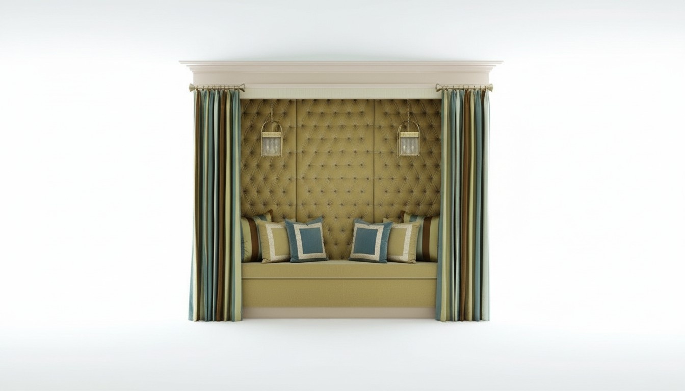 Gepolsterte Wandverkleidung Chesterfield Wandpaneel Paneel Polsterwand