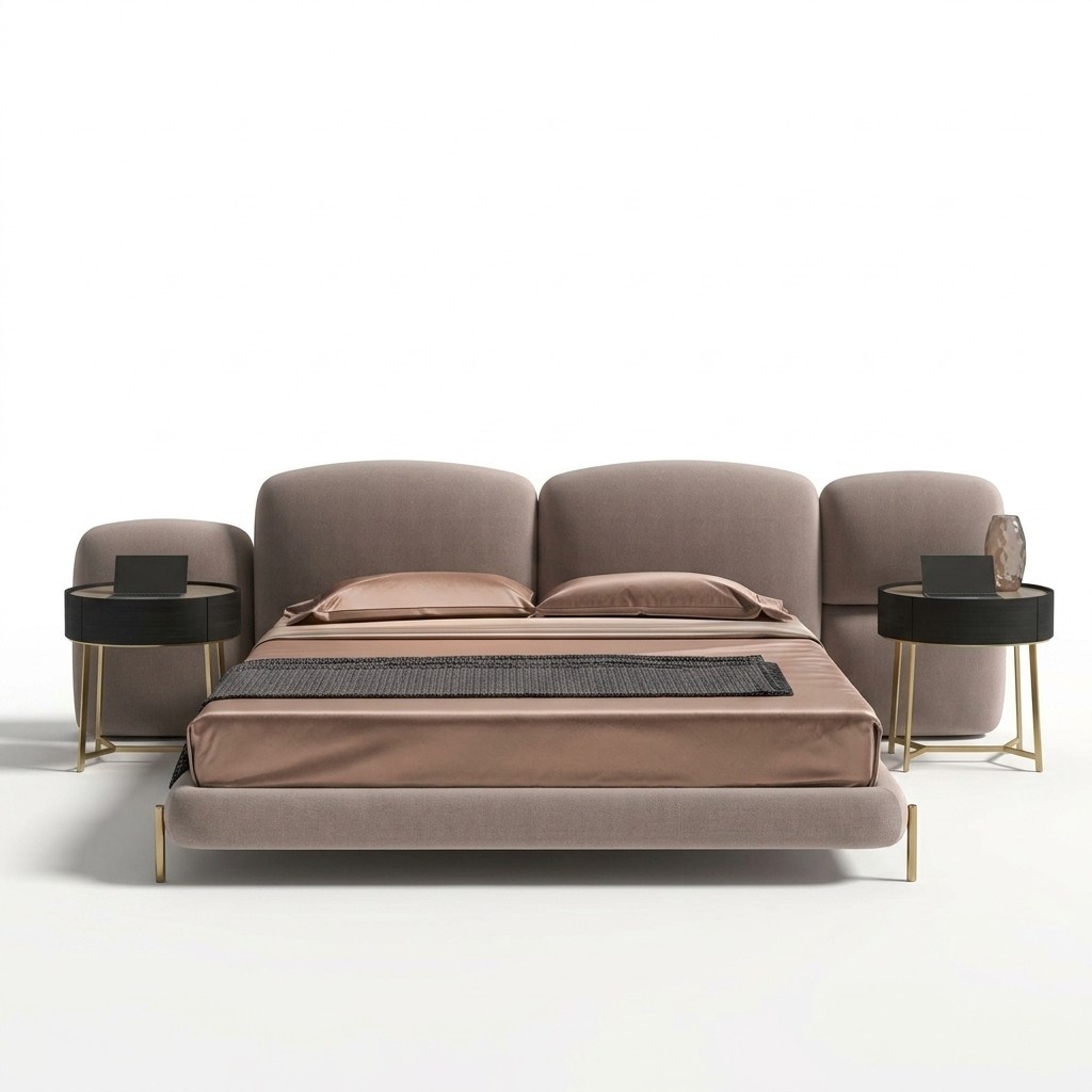 Gepolstertes Bett Schlafzimmer Betten 180x200 Italienische Design