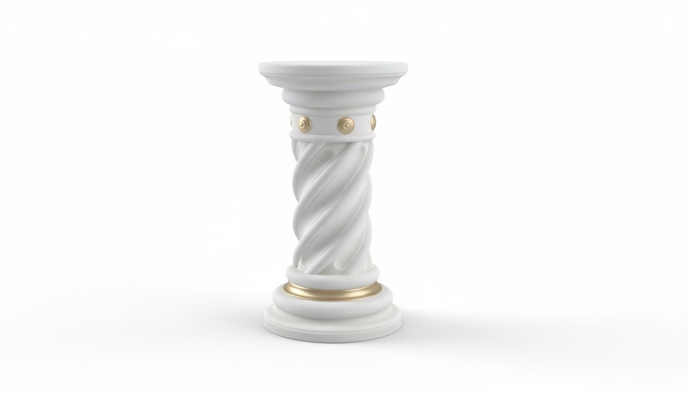 Griechischer Antik Stil Säulen Säule Kolumne Blumen Ständer Dekoration