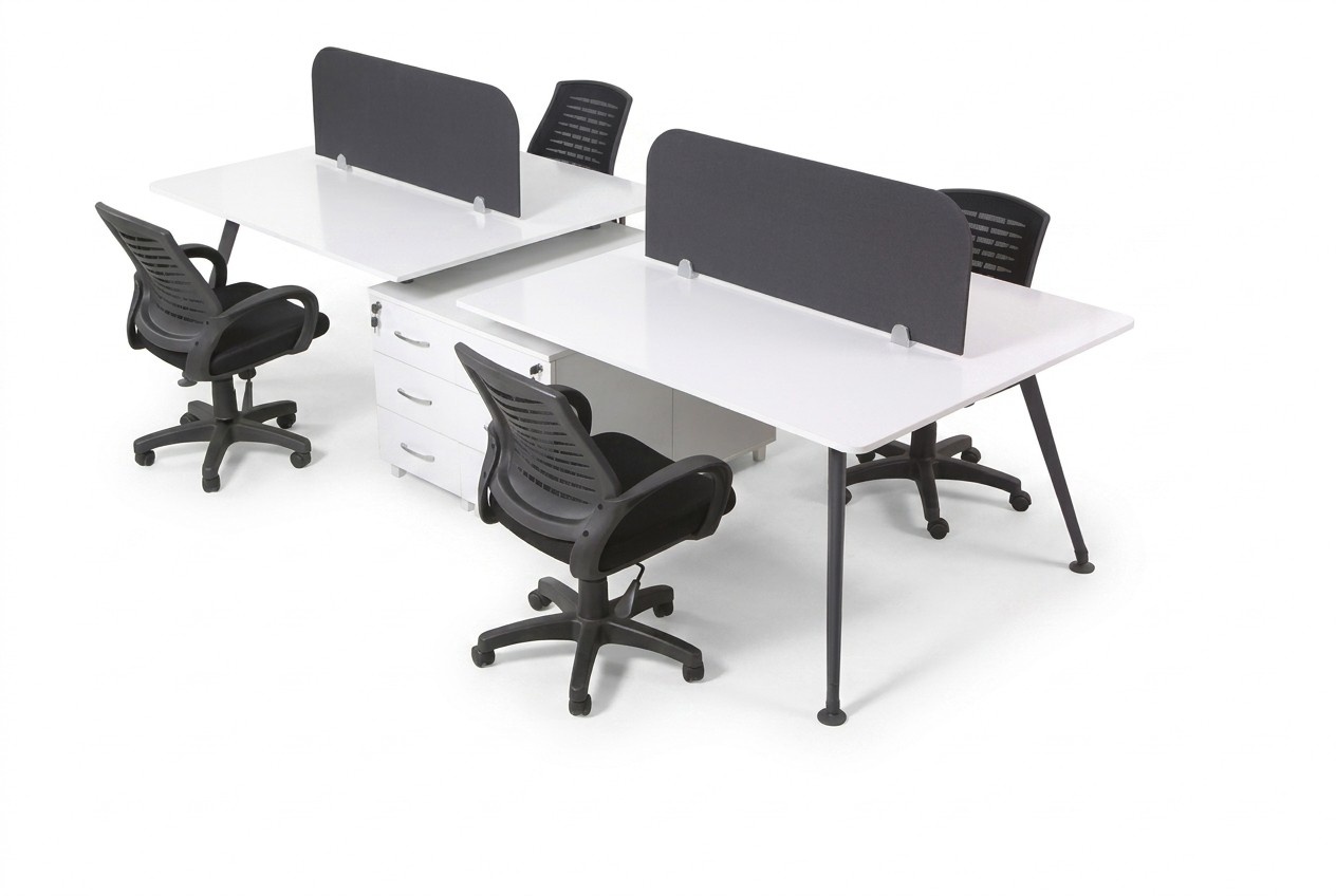 Großer Arbeitsplatz Bürotisch Schreibtische Moderne Büroeinrichtung Stil