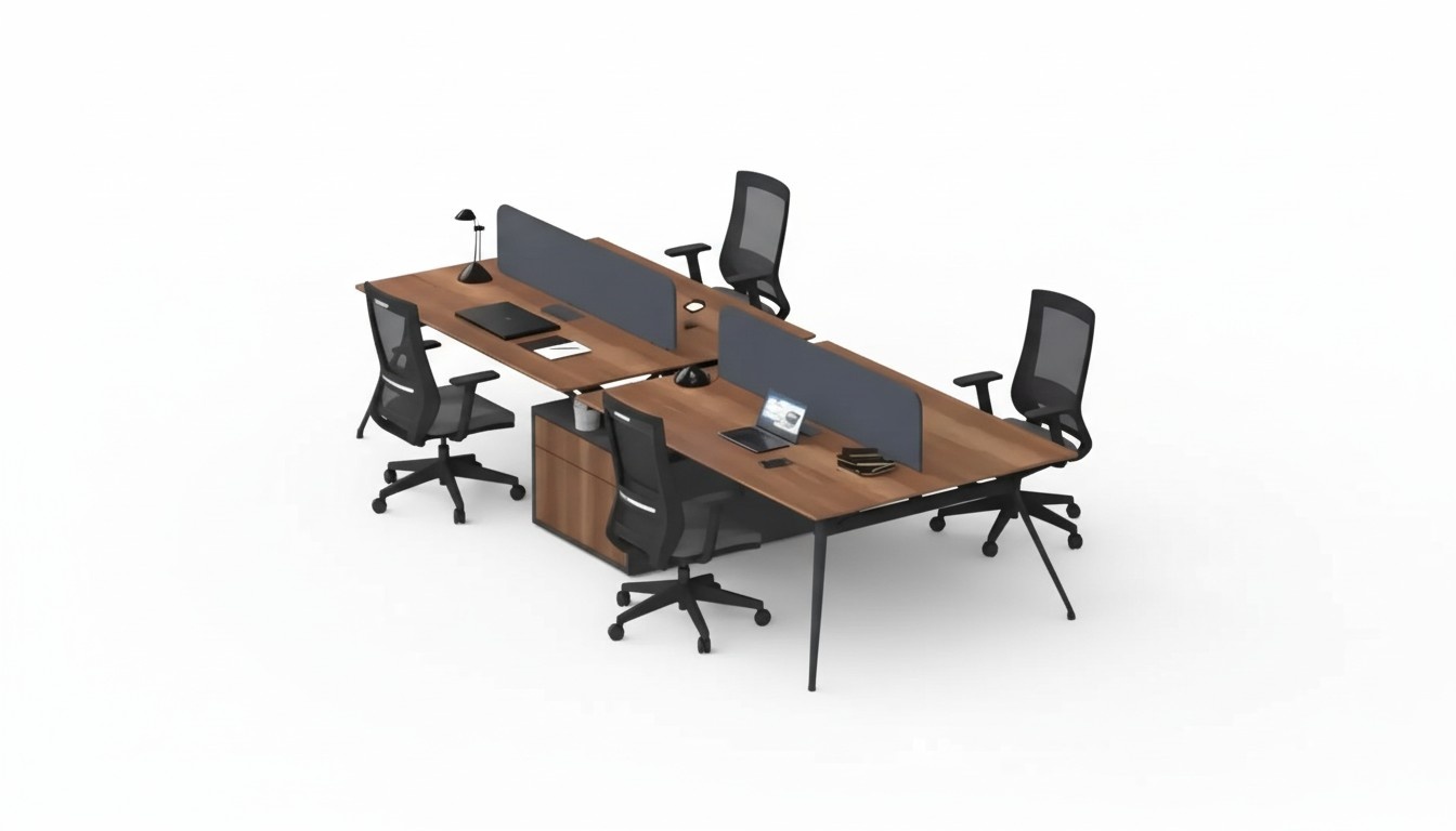 Großer Arbeitstisch Bürotische Arbeitszimmermöbel Massivholz Möbel Luxus