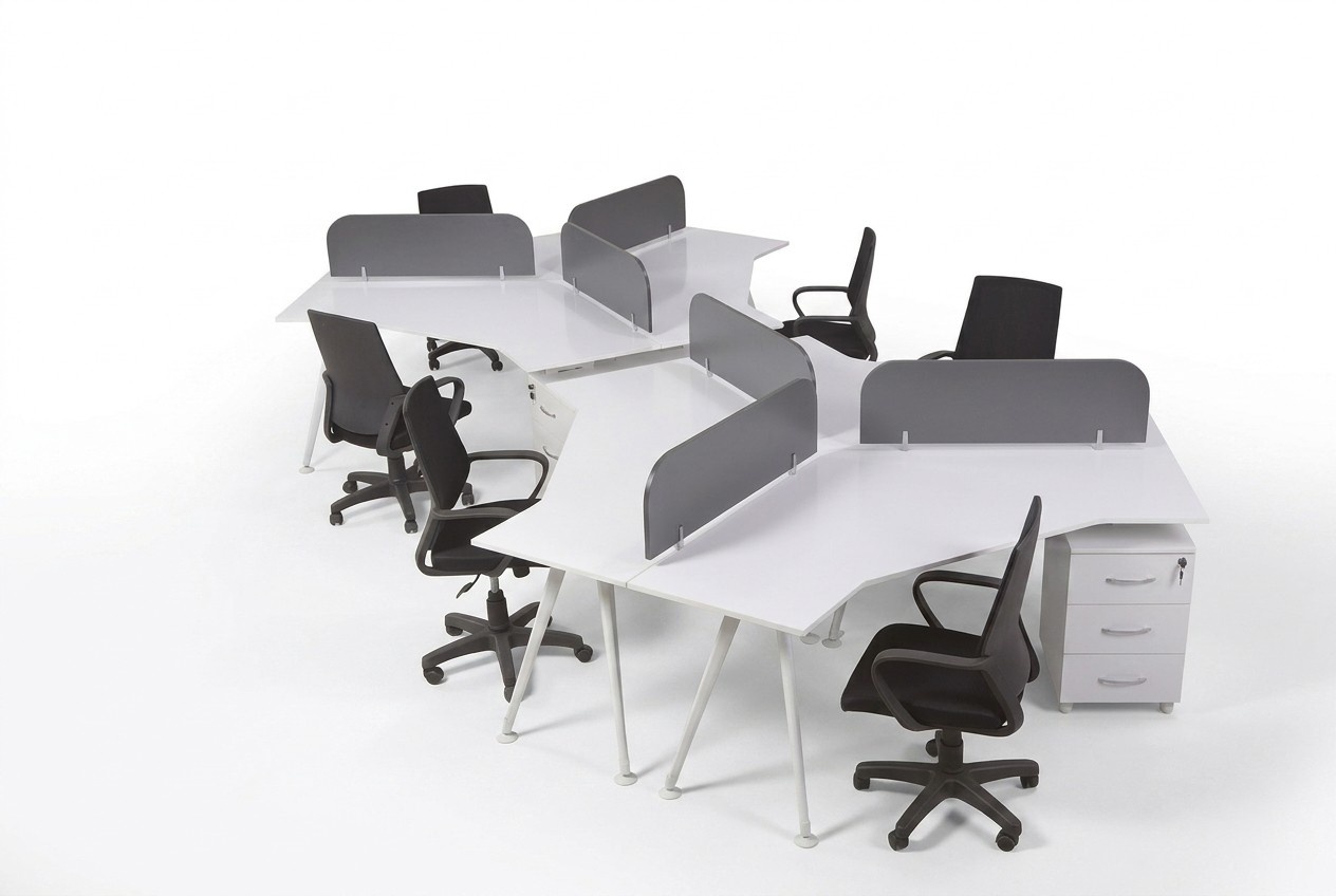 Großer Arbeitszimmer Tisch Büromöbel Büroeinrichtung Arbeitsplatz Holz