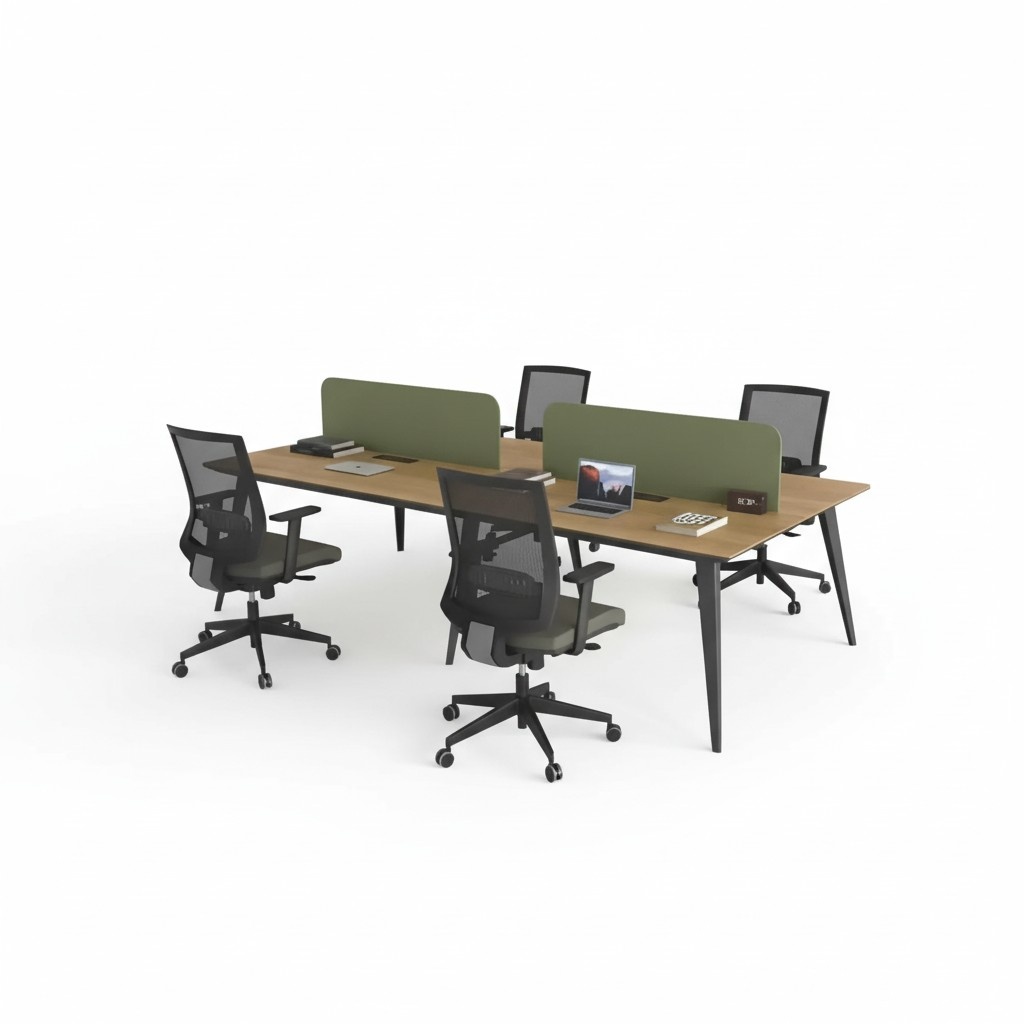 Großer Arbeitszimmertisch Büromöbel Luxus Modernes Design Tische Büro