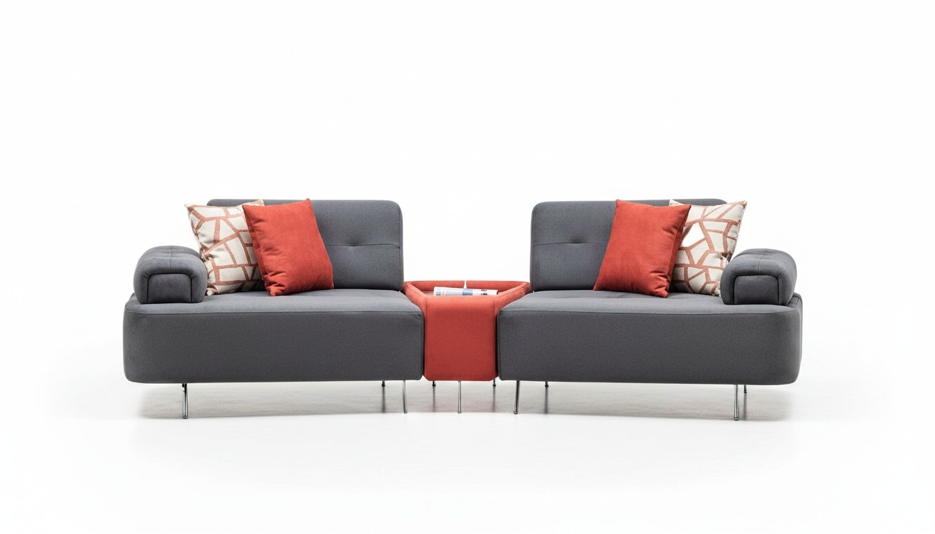 Großes 4-Sitzer Sofa Couch Vier-Personen-Sofa Familien Couchen Big Möbel
