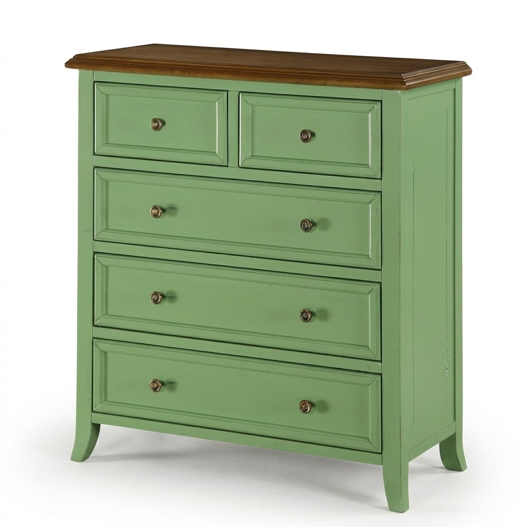 Grüne Kommode Anrichte Sideboard schrank Echte Holz möbel kommoden