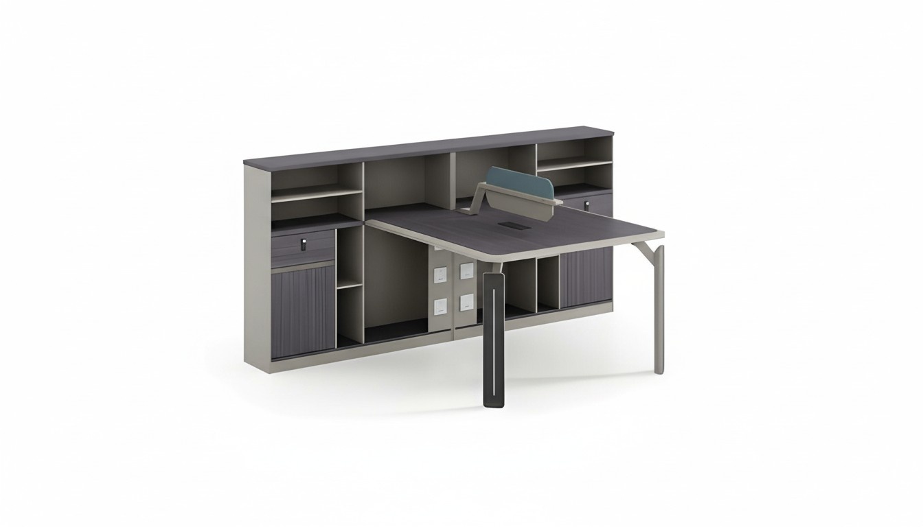 Gruppenschreibtisch Teamarbeitsplatz Tisch Möbel Kommode Schreibtisch 2 Personen