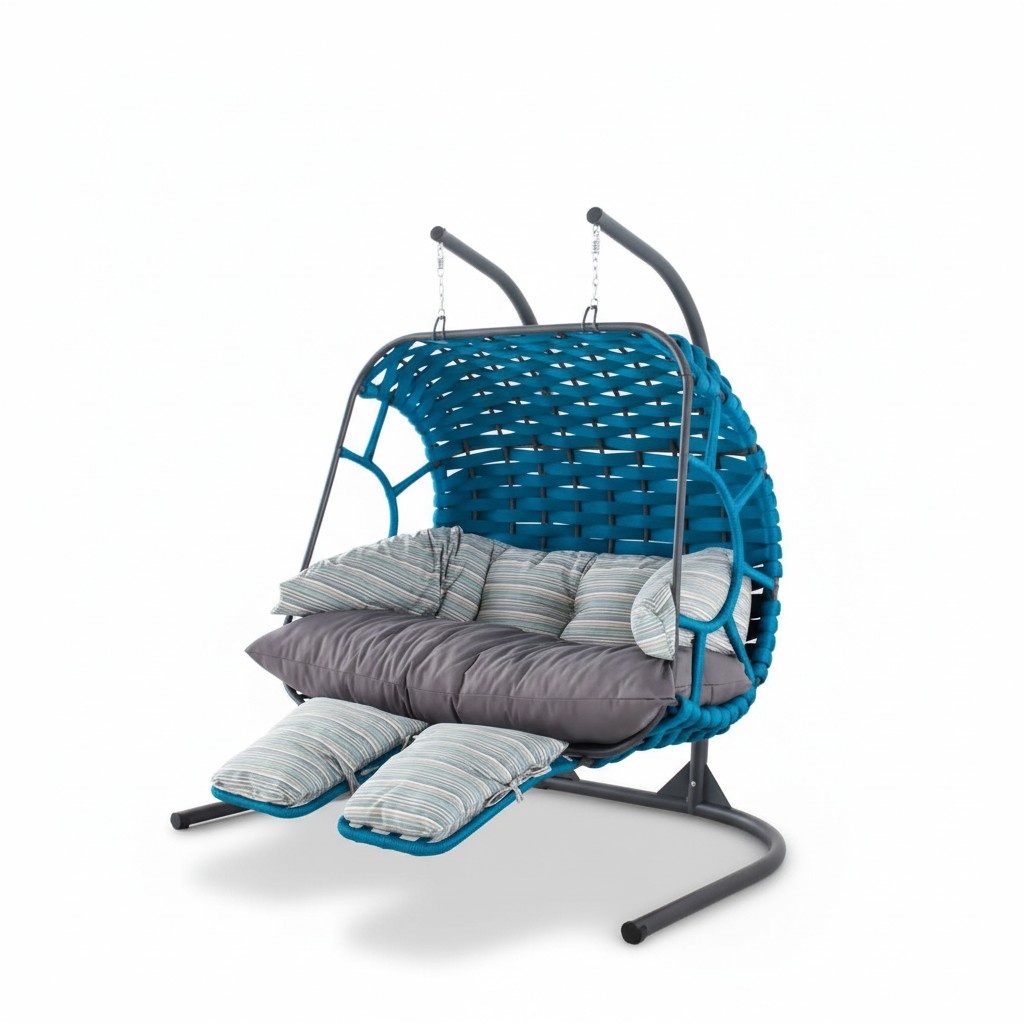 Hängender Korb Swing Stuhl Garten Sessel Swing