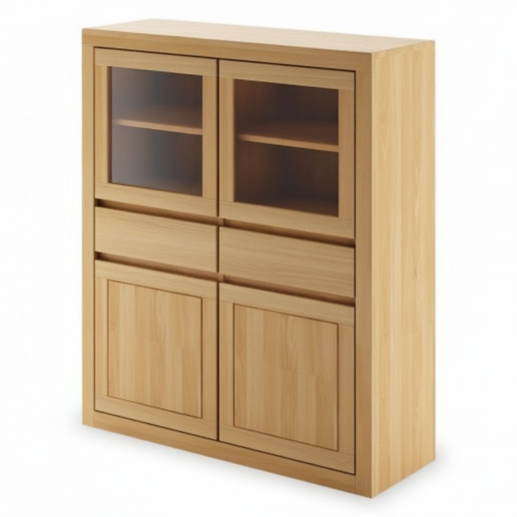Handgefertigte Kommode Anrichte Holz Kommode aus echtem Holz Regal Wohn Zimmer