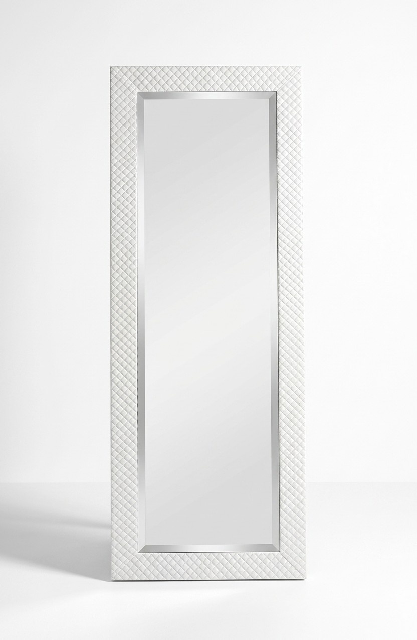 Handgefertigter Spiegel Bodenspiegel groß Holzrahmen echtem Holz 176x86cm Hänge