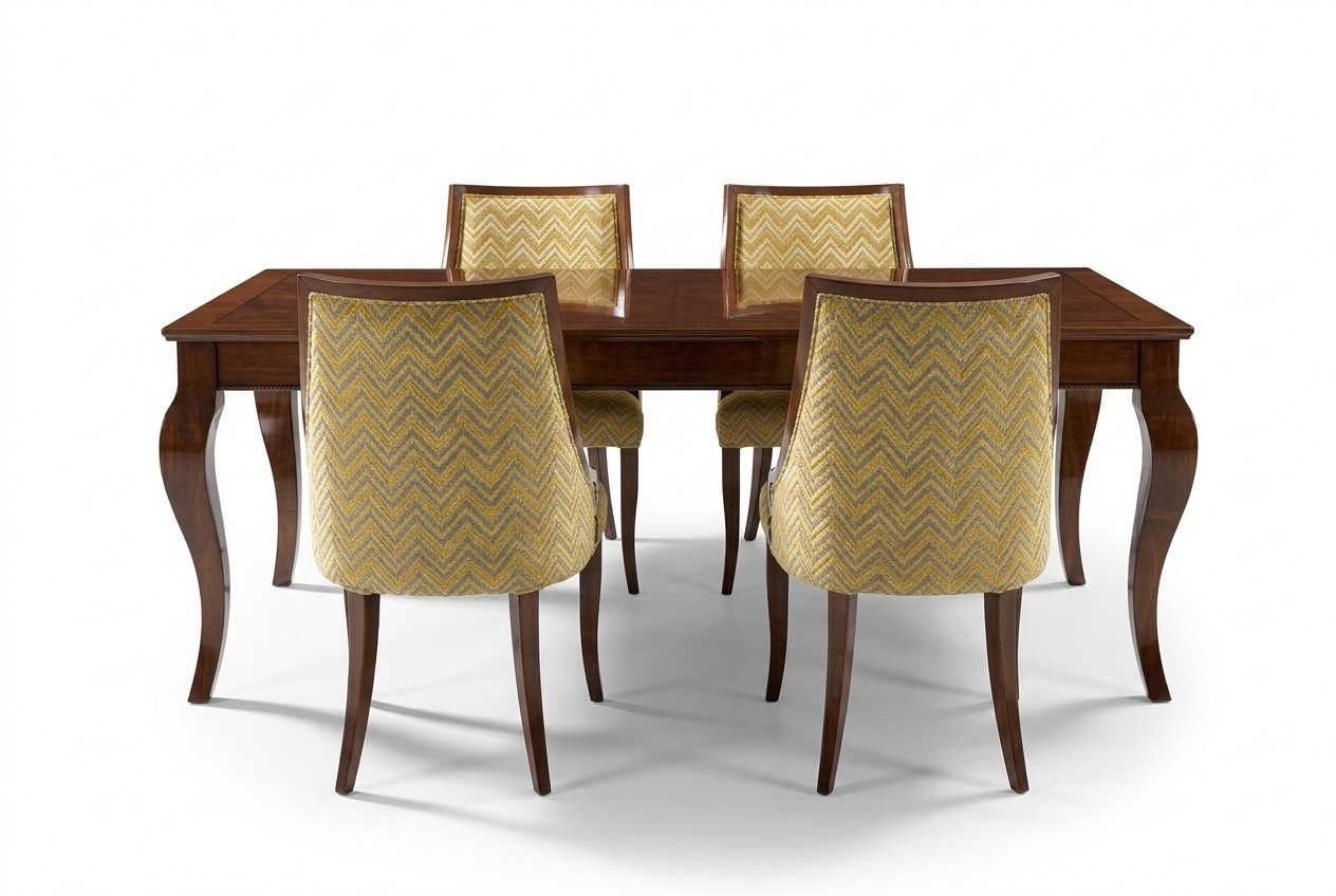 Hochglanz Tisch Esszimmertisch Tische Esstisch Braun Luxus Esszimmer