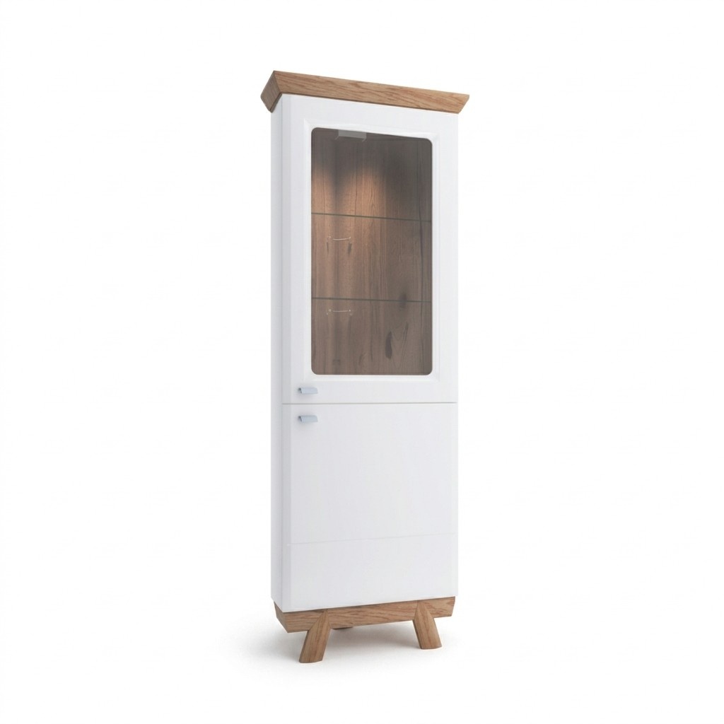 Hochwertige Designer Vitrine Hotel Möbel Einrichtung Schrank Regal Regale AS-WN