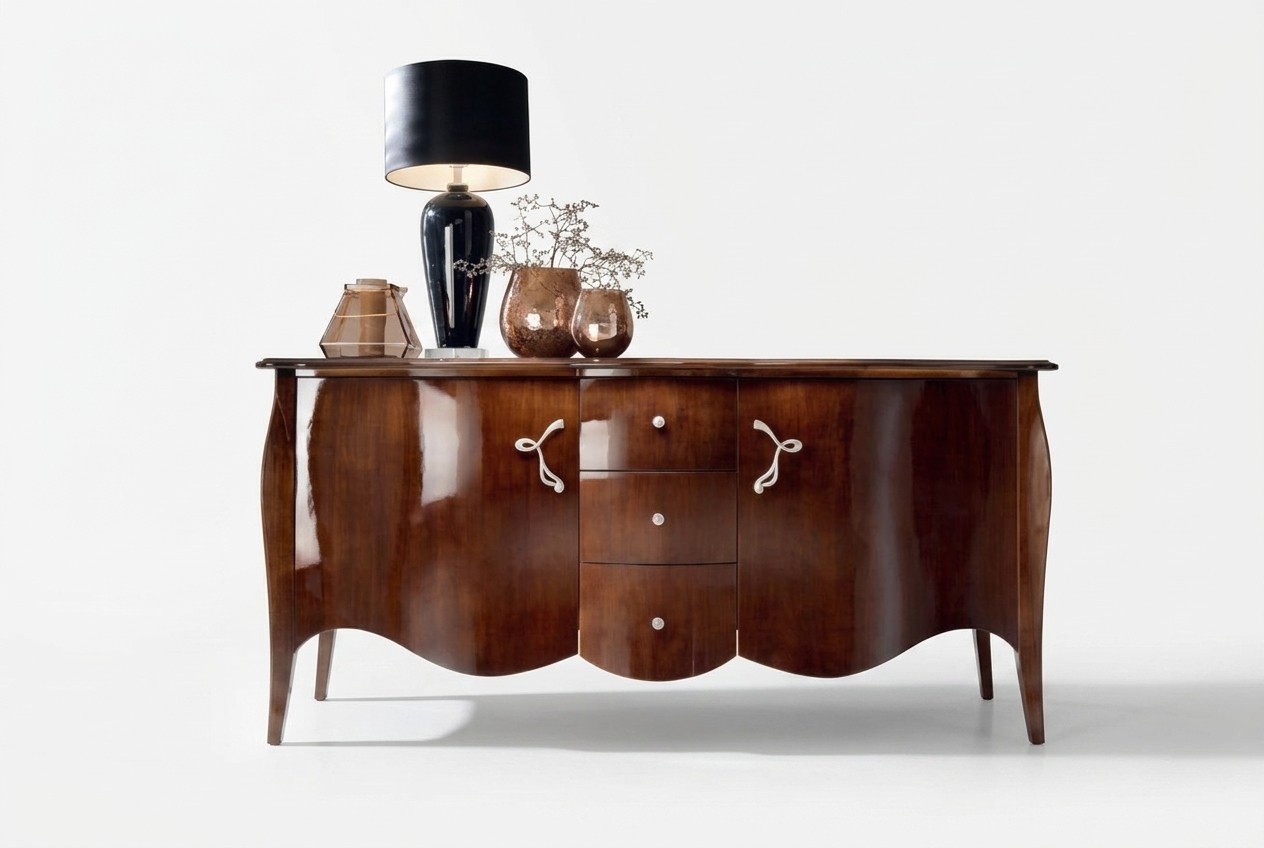 Hochwertiges Sideboard Kommode Schrank Schränke Wohnzimmer Braun