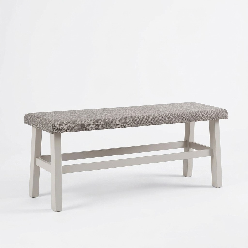 Hocker Bank Sitz Sitzbank Fußhocker Sitzhocker Esszimmer Grau Holz