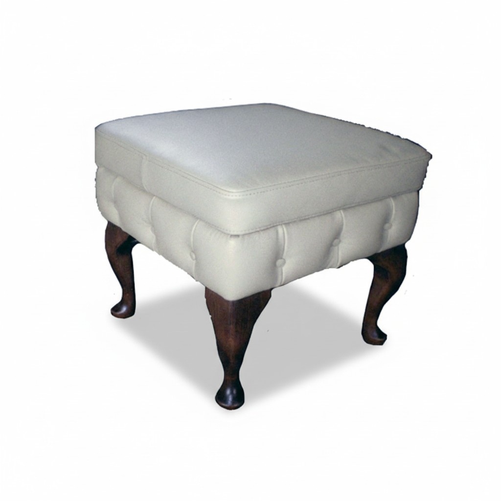 Hocker Chesterfield Beistellhocker Ottomane Couch Leder Stoff Textil Sitz Neu