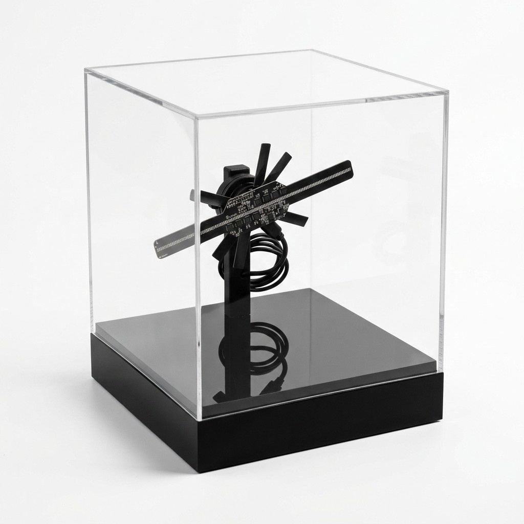 Hologramm-Lüfter Spektakuläre 3D-Holografie für Werbung und Präsentationen