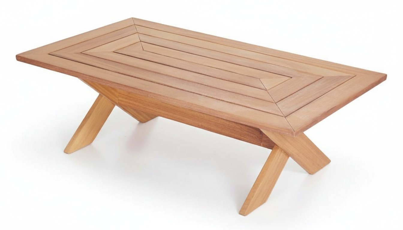 Holz Couchtisch Gartenmöbel Moderne Kaffeetisch Tisch Terrassentisch