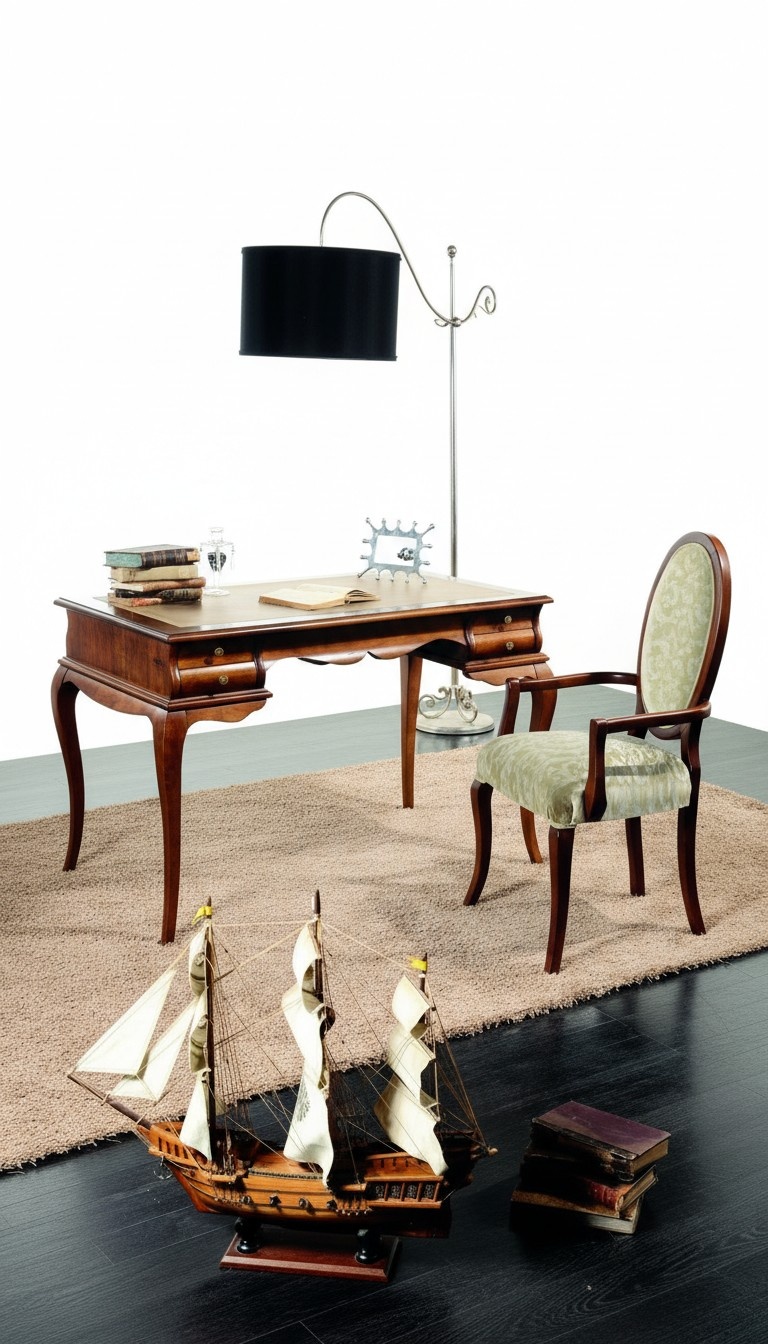 Holz Möbel Luxus Italienische Klassisches Schreibtisch Büromöbel Stil