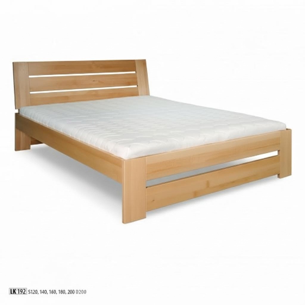 Holzbett Echtes Holz Bett Betten Schlafzimmer Hotel 180x200 Stil Massive Möbel