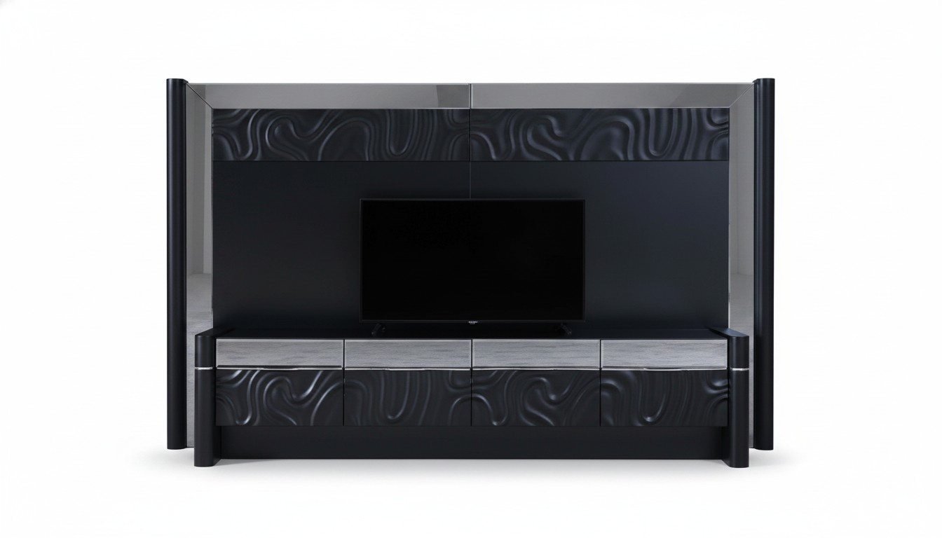Holzmöbel Modern Wohnwänd Designer Wohnzimmermöbel TV-Ständer Wandschrank