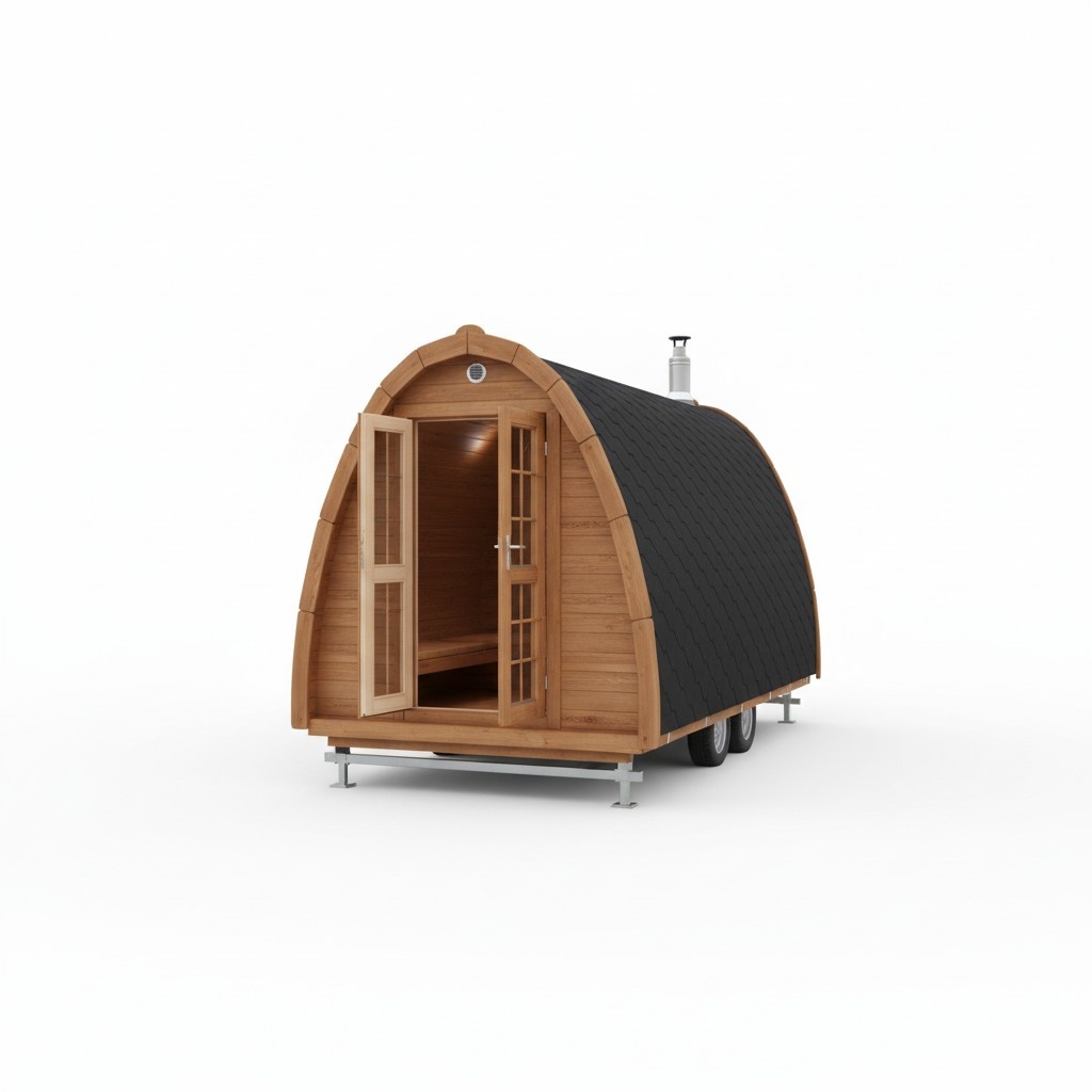 Holzsauna Saunahaus Außensauna Outdoor Sauna Personen 2-4